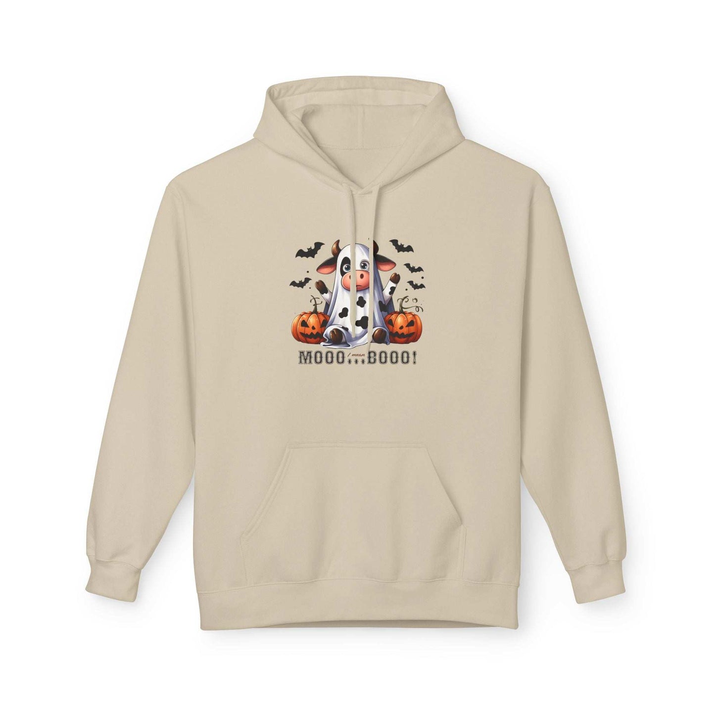 Mooo Cow Hoodie - Soft Fleece Unisex Sweatshirt - Purrfect Pet Haven