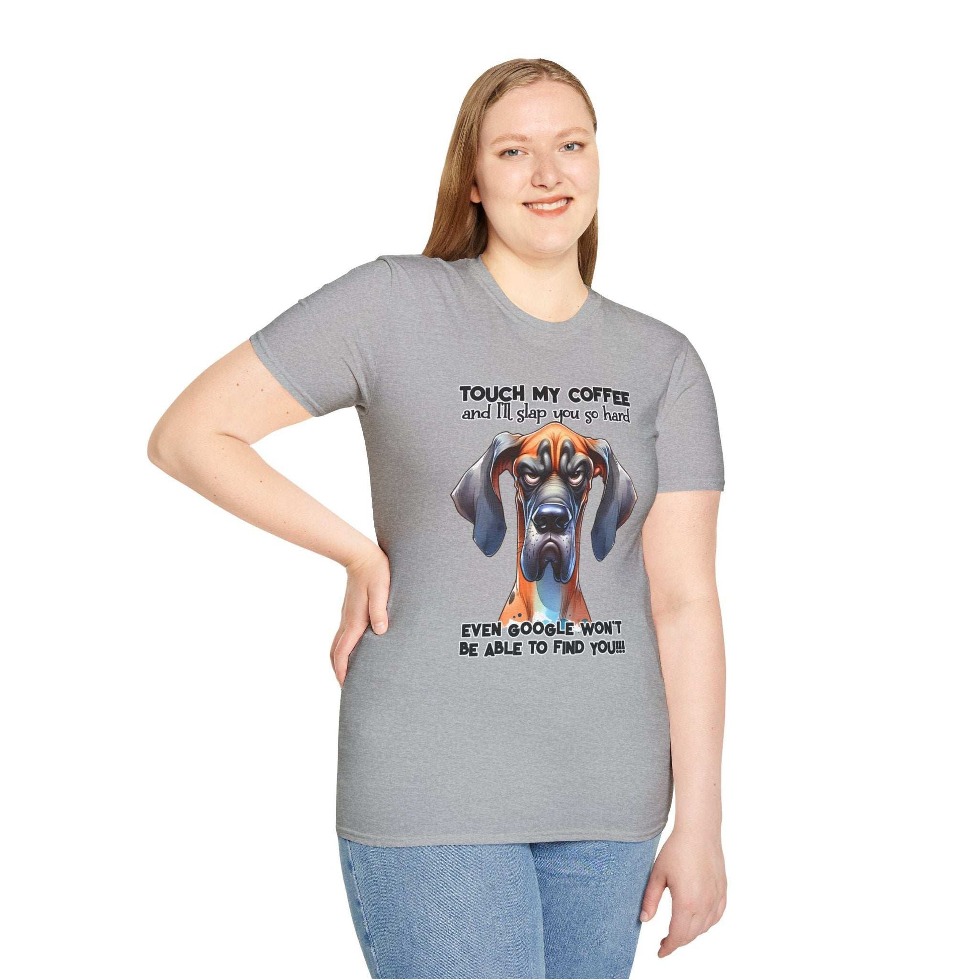 Funny Dog Coffee Lover T-Shirt - Hilarious Pet Parent Humor Tee - Purrfect Pet Haven