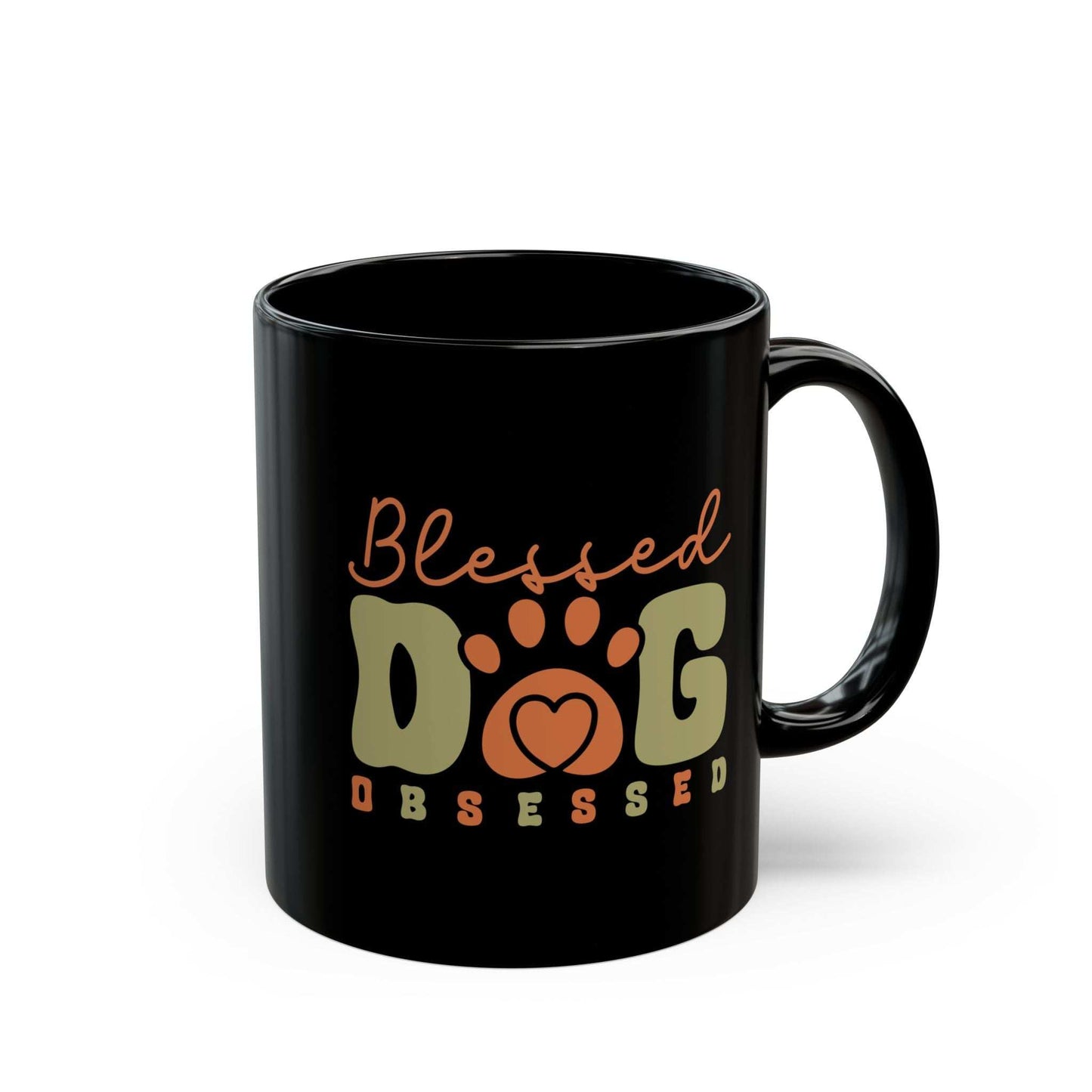 Blessed Dog Obsessed Black Mug - Perfect Gift for Dog Lovers | Purrfect Pet Haven