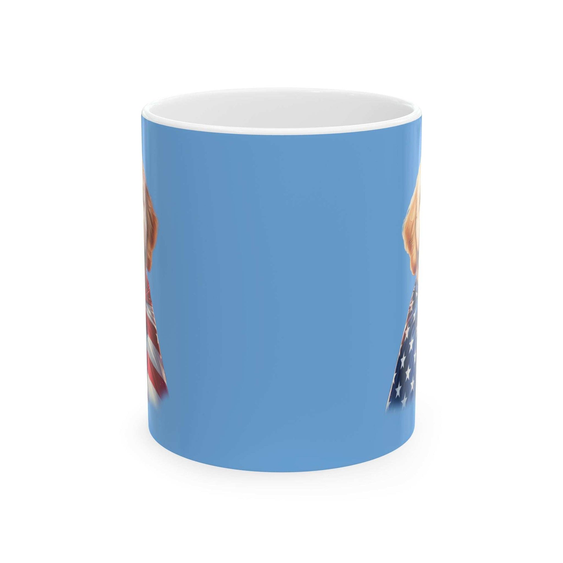 Patriotic Goldendoodle Dog Ceramic Mug - 11oz & 15oz - Purrfect Pet Haven