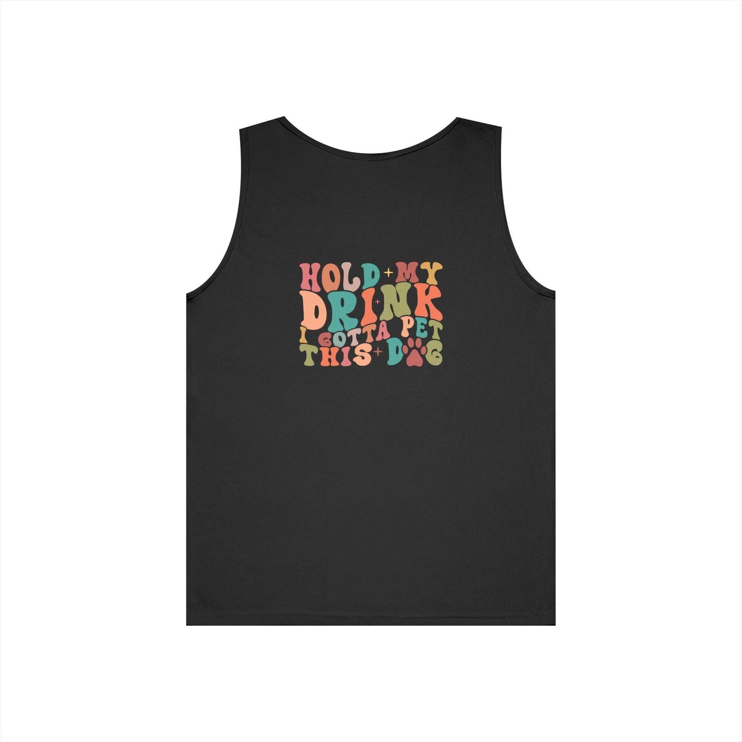 Cute Pet Lover Tank Top, Stay Pawsitive Tank, Funny Dog Lover Shirt - Purrfect Pet Haven