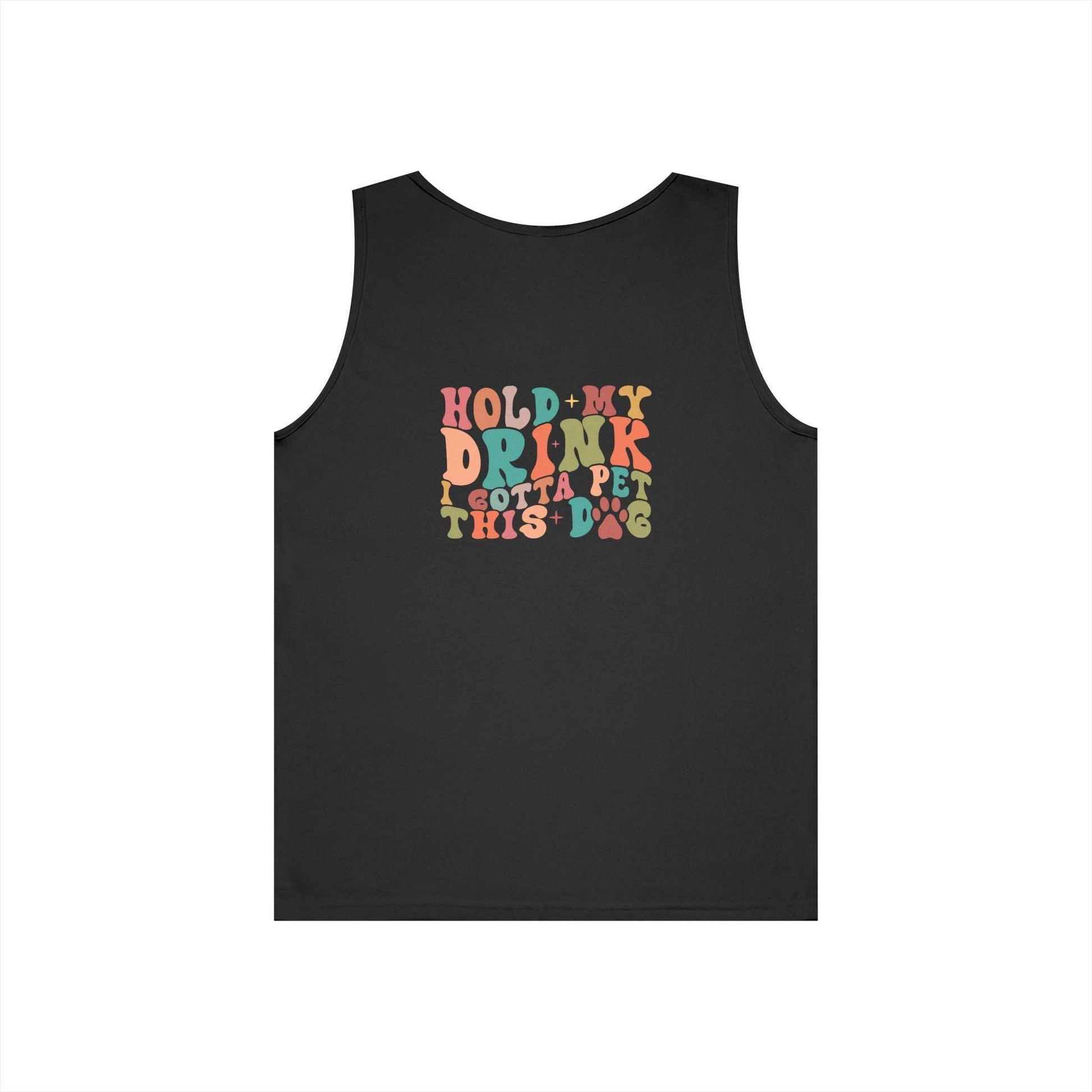 Cute Pet Lover Tank Top, Stay Pawsitive Tank, Funny Dog Lover Shirt - Purrfect Pet Haven