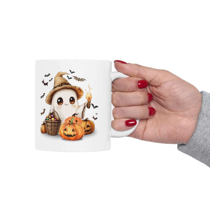 Halloween Scarecrow Ceramic Mug - Fall Coffee Cup Gift - Purrfect Pet Haven