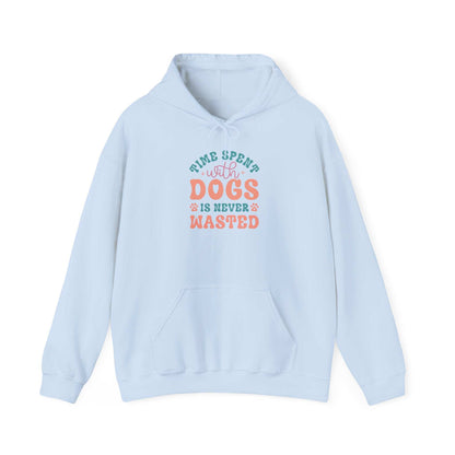 Time Spent with Dogs Hoodie - Perfect for Dog Lovers | Purrfect Pet Haven