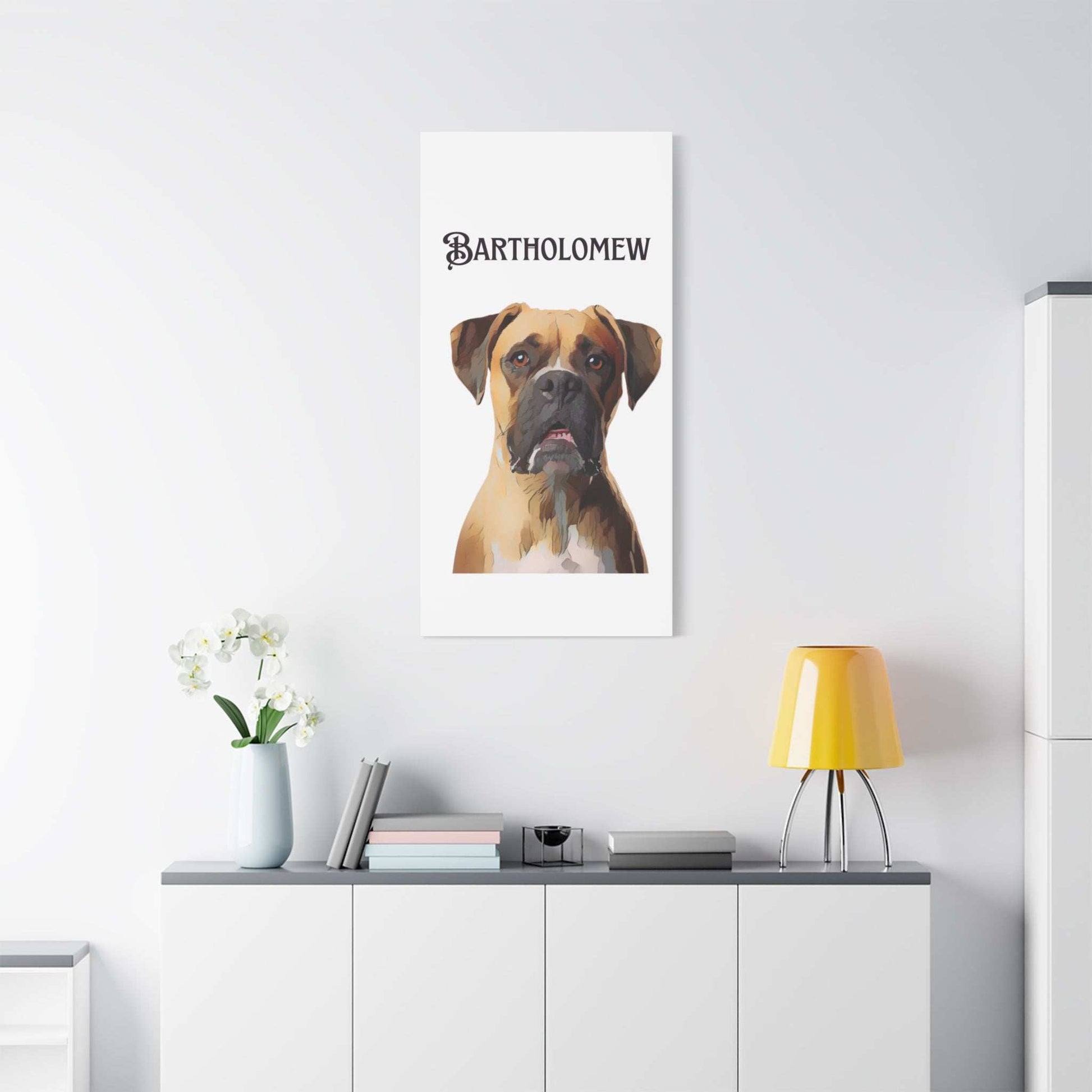 PAW-sonalized White Canvas Print | Upload Photo~Choose size - Purrfect Pet Haven