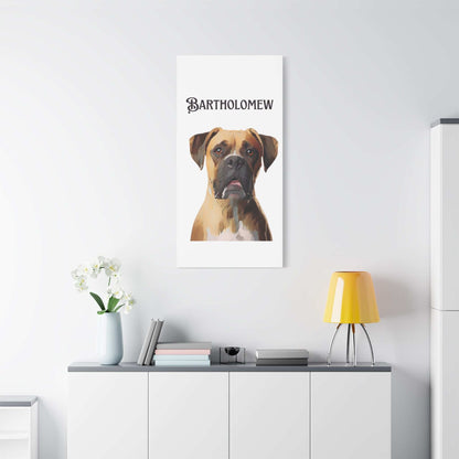 PAW-sonalized White Canvas Print | Upload Photo~Choose size - Purrfect Pet Haven
