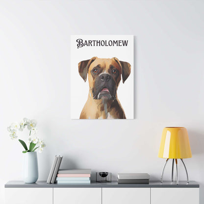 PAW-sonalized White Canvas Print | Upload Photo~Choose size - Purrfect Pet Haven
