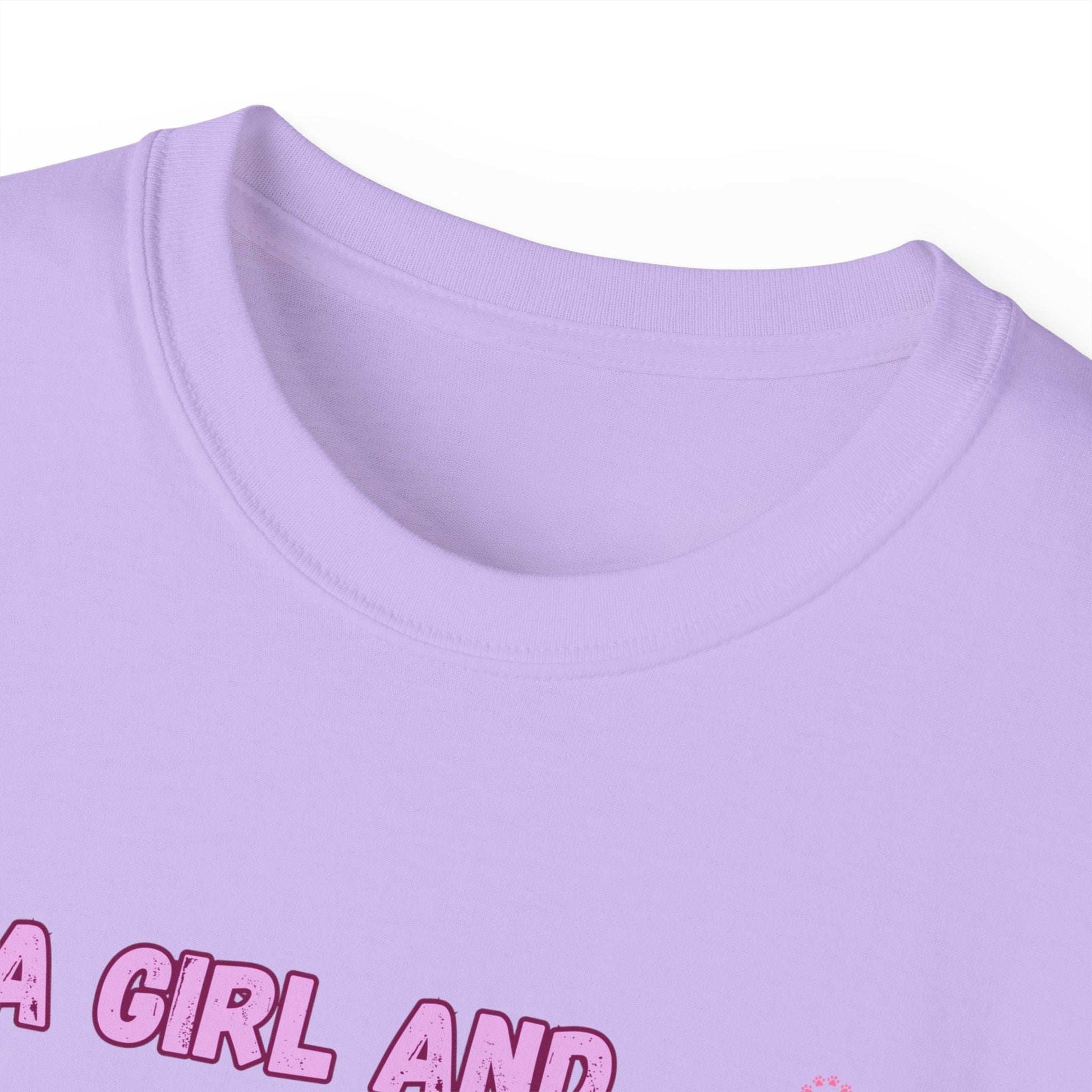 Girl and Her Dog Unisex Tee | Cute Pet Lover Shirt | Personalized Gift - Purrfect Pet Haven