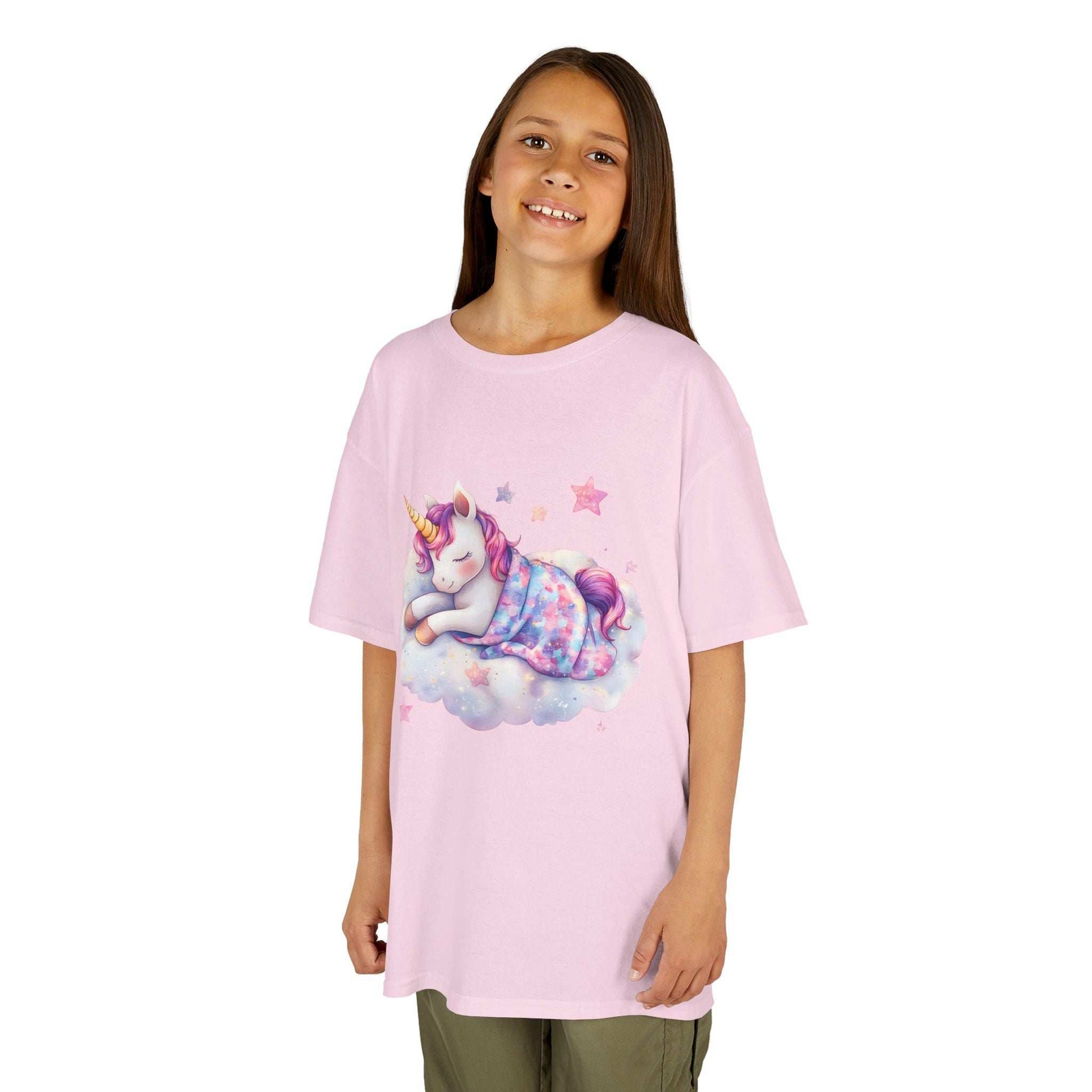 Dreamy Unicorn Kids Heavy Cotton Tee - Cute & Cozy for Everyday Adventures - Purrfect Pet Haven