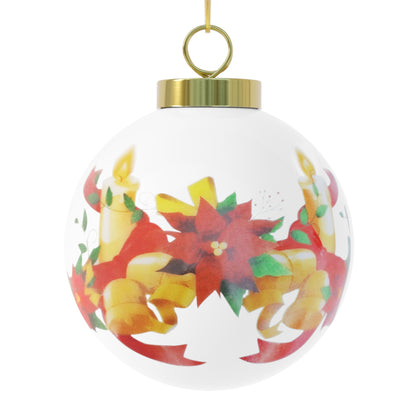 Custom Pet Ball Ornament - Personalized Ceramic Christmas - Purrfect Pet Haven