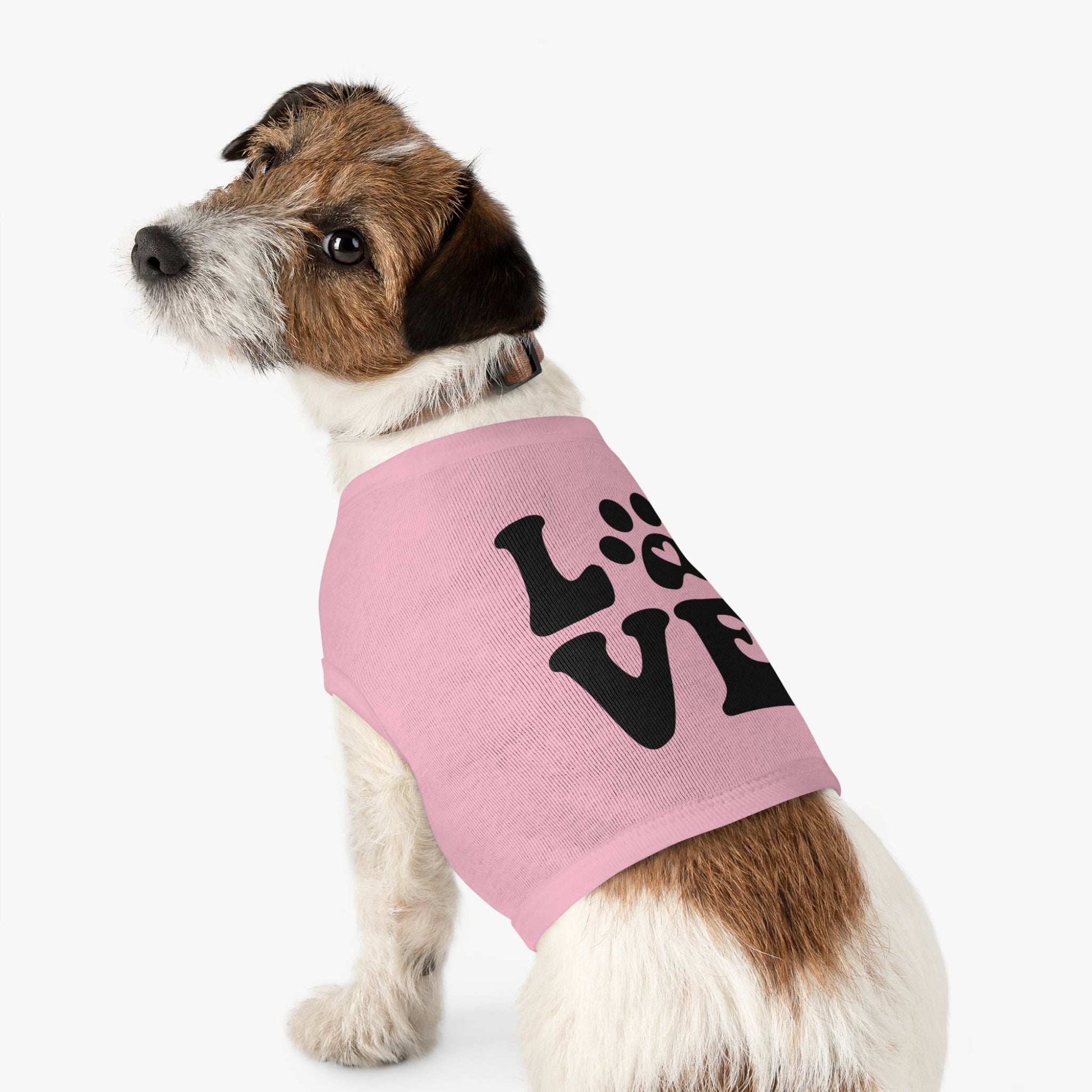 Cute Pet Tank Top - 'Love' Design for Dogs and Cats - Purrfect Pet Haven