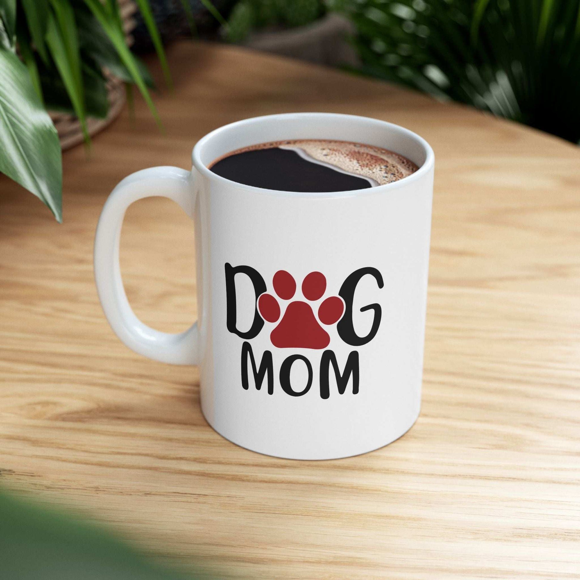Dog Mom Ceramic Mug - Perfect Gift for Pet Lovers - Purrfect Pet Haven
