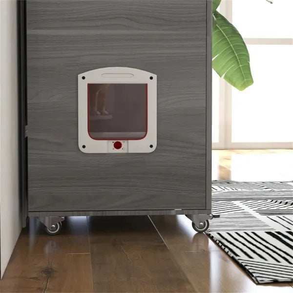 Ultimate Cat Tree Villa Apartment with Wheels - Premium Mobile Cat Furniture - Purrfect Pet Haven