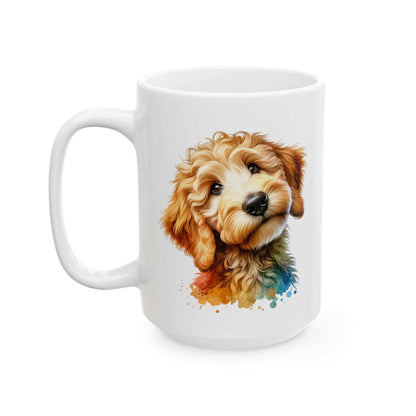 Cute Goldendoodle Dog Lovers Ceramic Mug - 11oz & 15oz - Perfect Gift for Doodle Owners - Purrfect Pet Haven