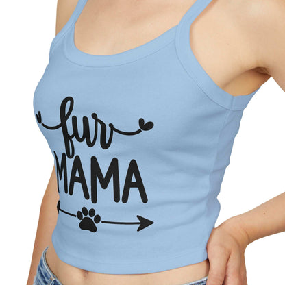 Fur Mama Spaghetti Strap Tank Top - Perfect for Dog Moms - Purrfect Pet Haven