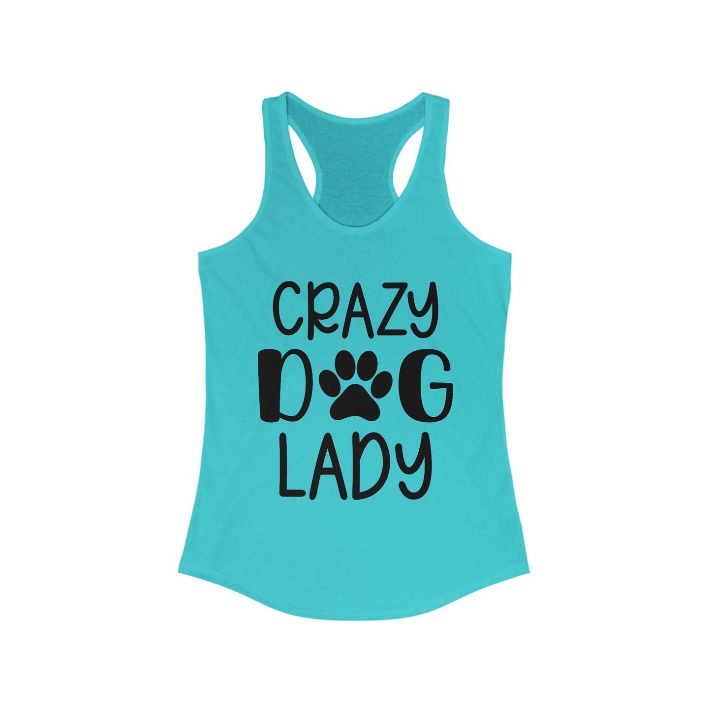 Crazy Dog Lady Racerback Tank Top - Perfect for Dog Lovers - Purrfect Pet Haven