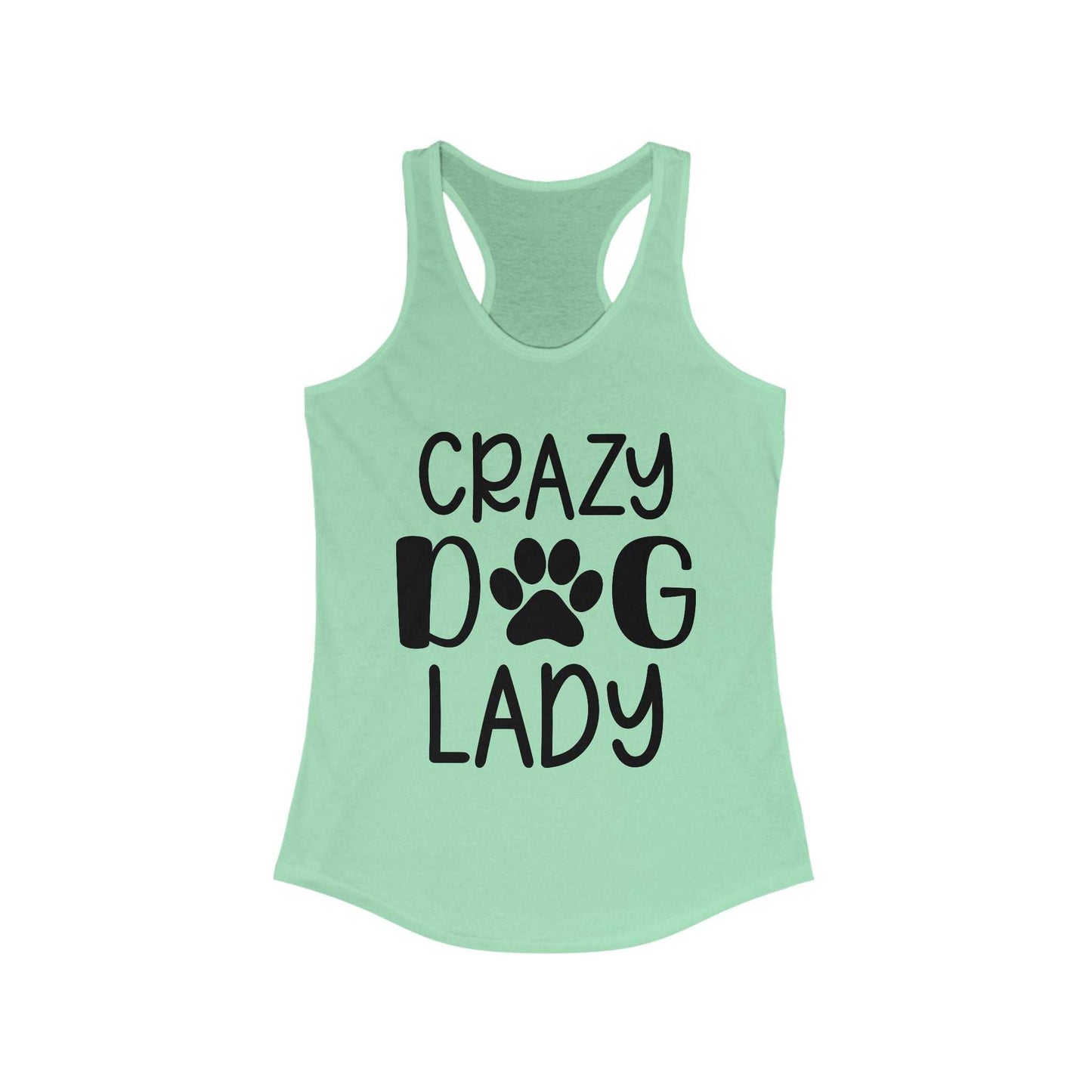 Crazy Dog Lady Racerback Tank Top - Perfect for Dog Lovers - Purrfect Pet Haven