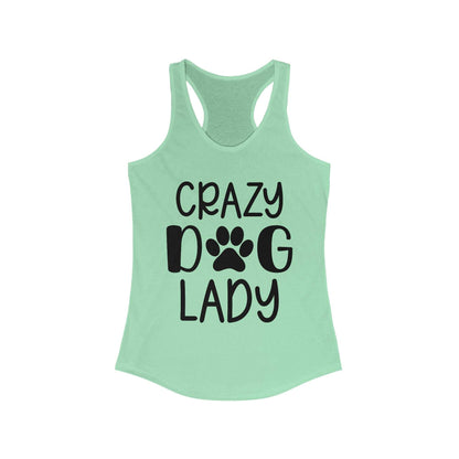 Crazy Dog Lady Racerback Tank Top - Perfect for Dog Lovers - Purrfect Pet Haven