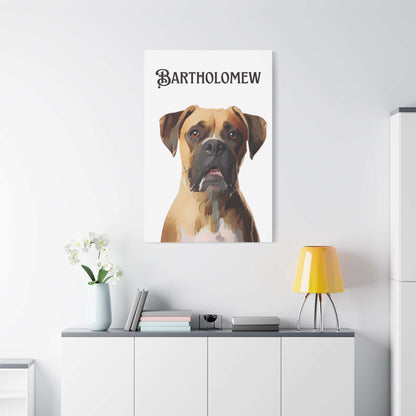 PAW-sonalized White Canvas Print | Upload Photo~Choose size - Purrfect Pet Haven