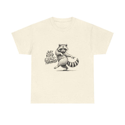Raccoon 'Just Keep Shuffleing Forward' Tee