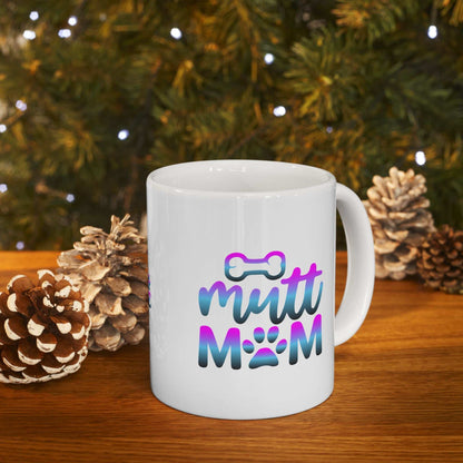 Cute Mutt Mom Ceramic Mug - Ideal Gift for Animal Lovers - Purrfect Pet Haven