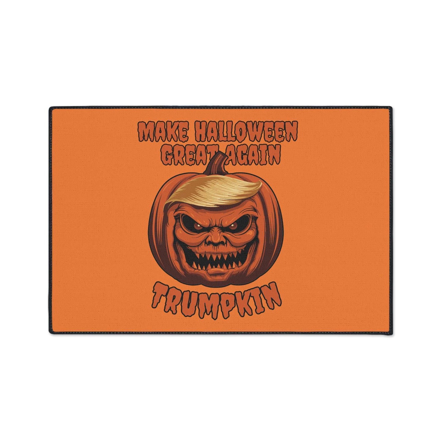 Make Halloween Great Again Floor Mat - Trump Pumpkin Doormat - Purrfect Pet Haven