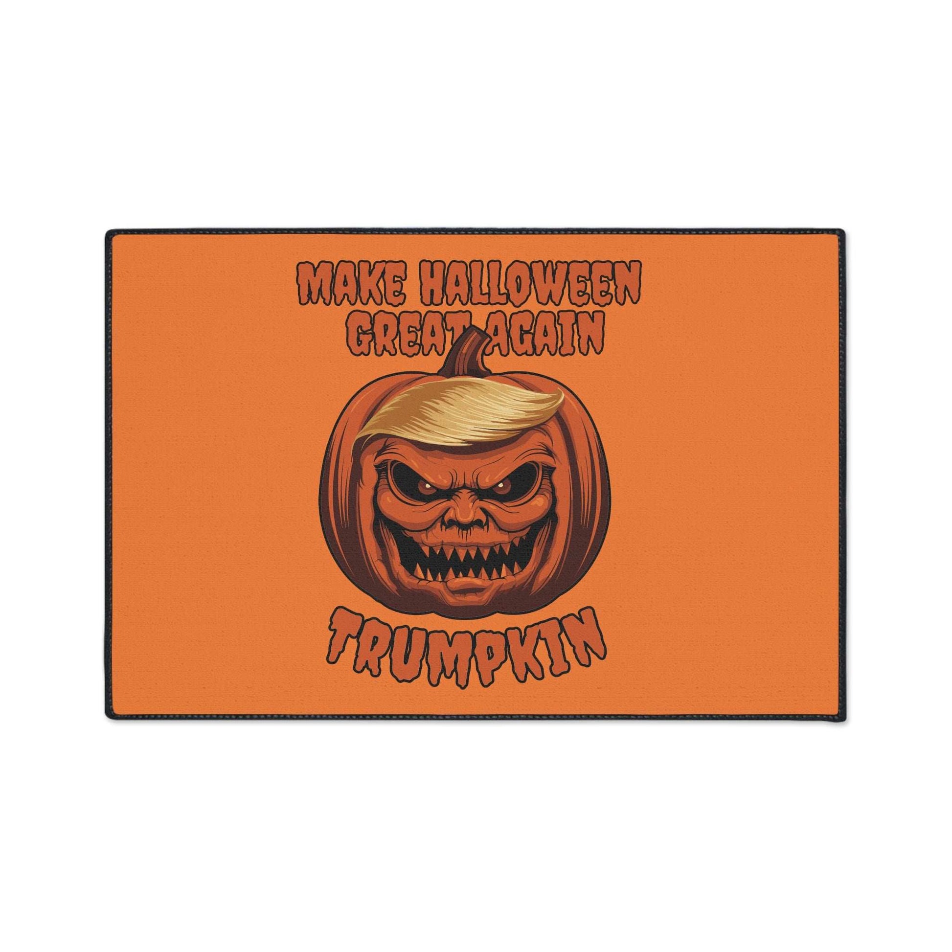 Make Halloween Great Again Floor Mat - Trump Pumpkin Doormat - Purrfect Pet Haven