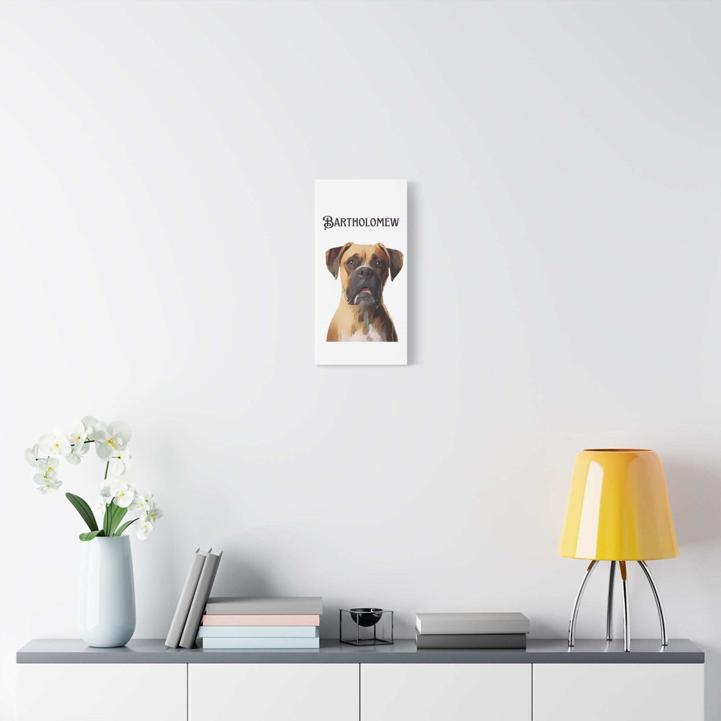 PAW-sonalized White Canvas Print | Upload Photo~Choose size - Purrfect Pet Haven