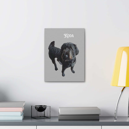 PAW-sonalized Light Grey Canvas Print | Upload Photo~Choose size - Purrfect Pet Haven