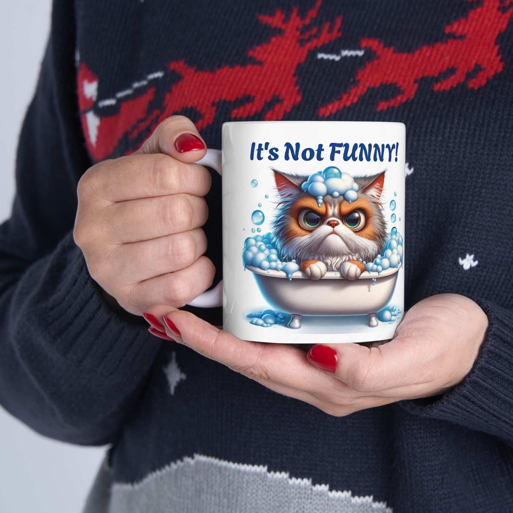 Funny Cat Ceramic Mug - Perfect Gift for Cat Lovers - Purrfect Pet Haven