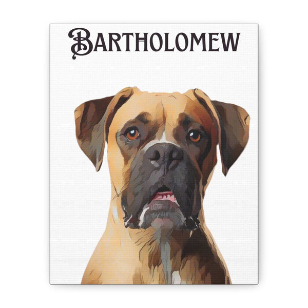 PAW-sonalized White Canvas Print | Upload Photo~Choose size - Purrfect Pet Haven