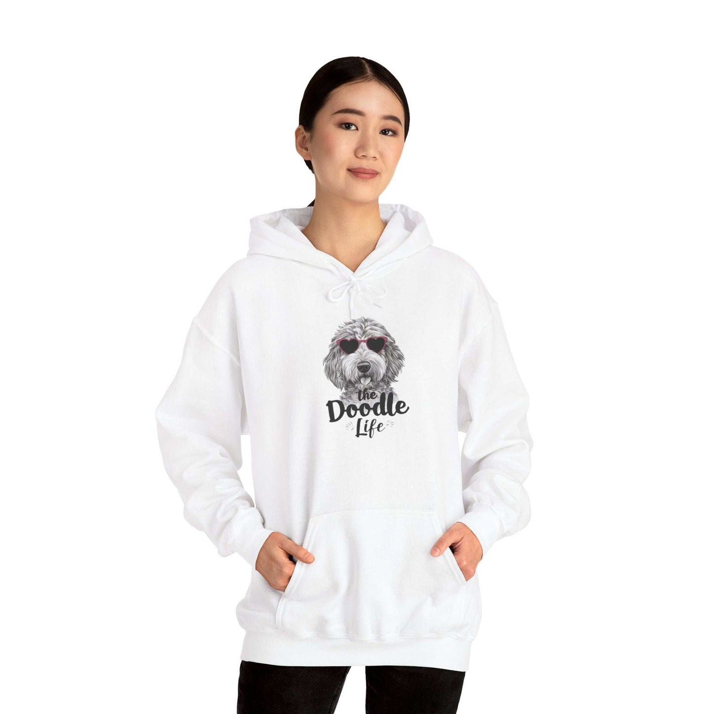 Doodle Dog Unisex Sweatshirt - Cozy Pet Lover Hoodie - Purrfect Pet Haven