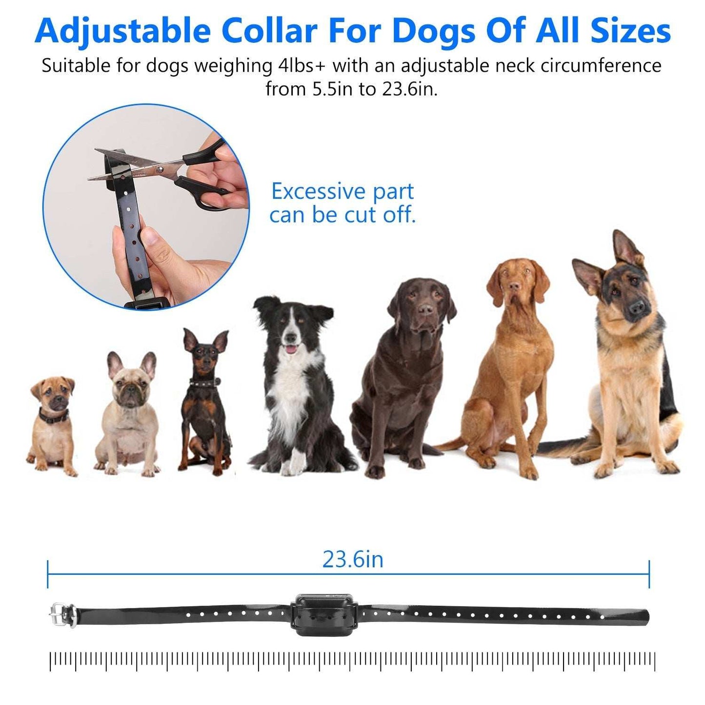 Wireless Electric Dog Fence Pet Shock Boundary Containment System Electric Training Collar For Small Medium Large Dogs - Purrfect Pet Haven
