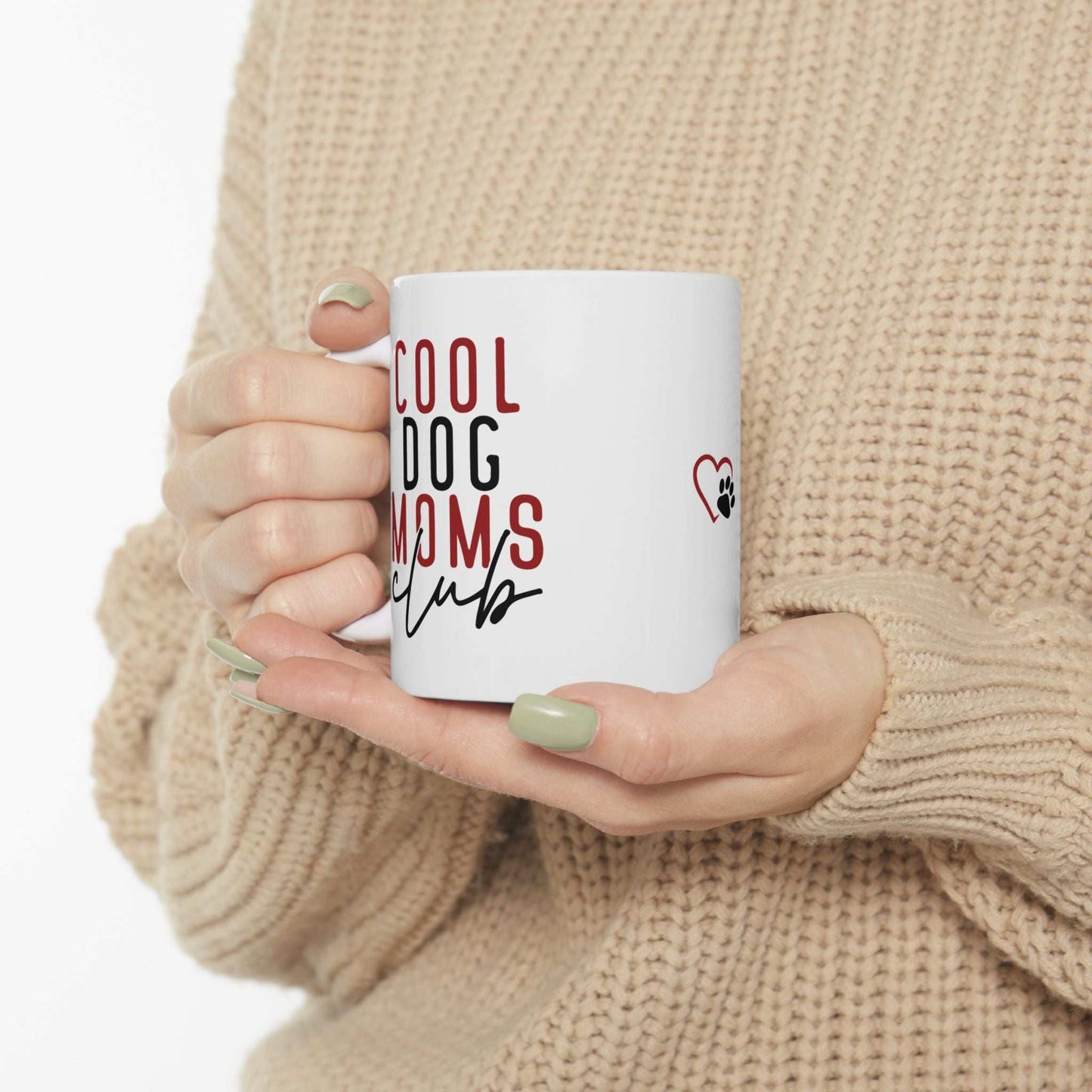 Cool Dog Mom Ceramic Mug - Perfect Gift for Dog Lovers - 11oz & 15oz Options - Purrfect Pet Haven