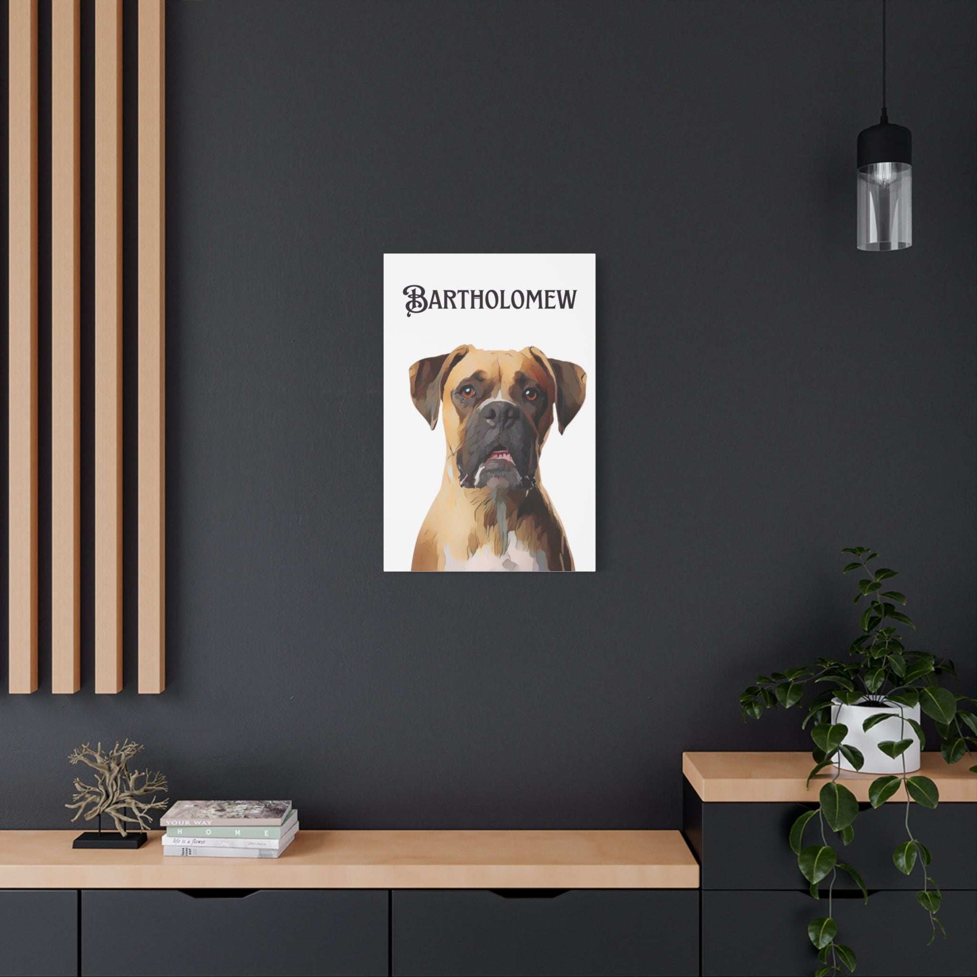 PAW-sonalized White Canvas Print | Upload Photo~Choose size - Purrfect Pet Haven