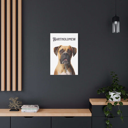 PAW-sonalized White Canvas Print | Upload Photo~Choose size - Purrfect Pet Haven