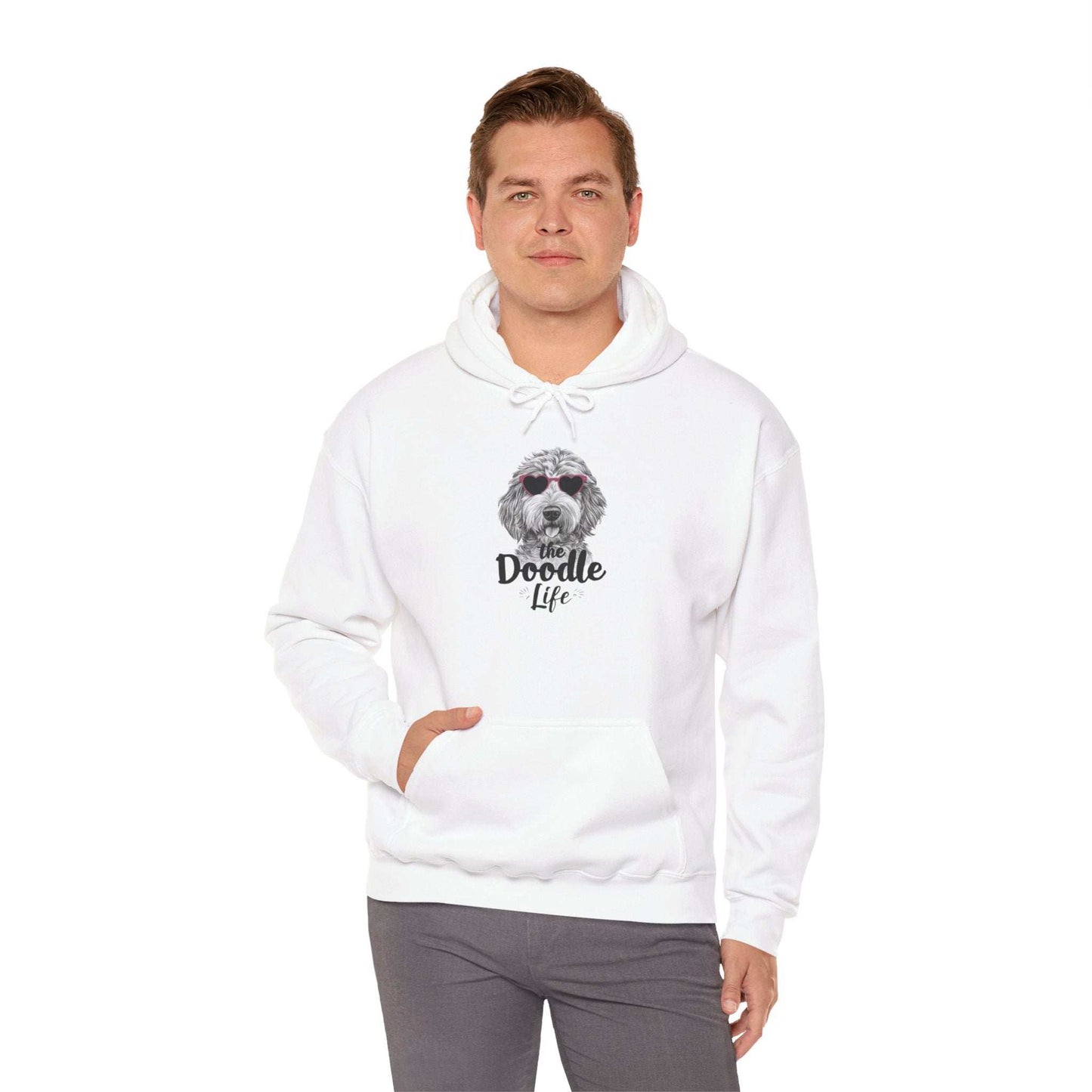 Doodle Dog Unisex Sweatshirt - Cozy Pet Lover Hoodie - Purrfect Pet Haven