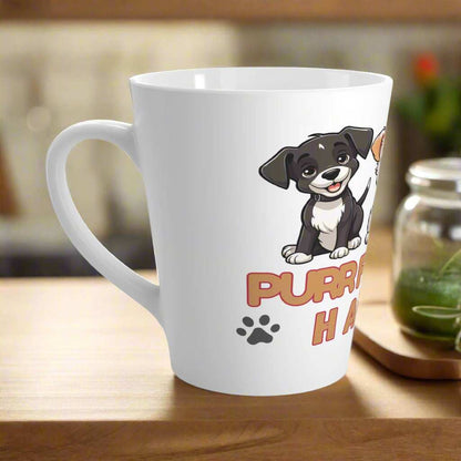 Purrfect Pet Haven Latte Mug - Adorable Dog-Themed Coffee Cup for Animal Lovers - Purrfect Pet Haven