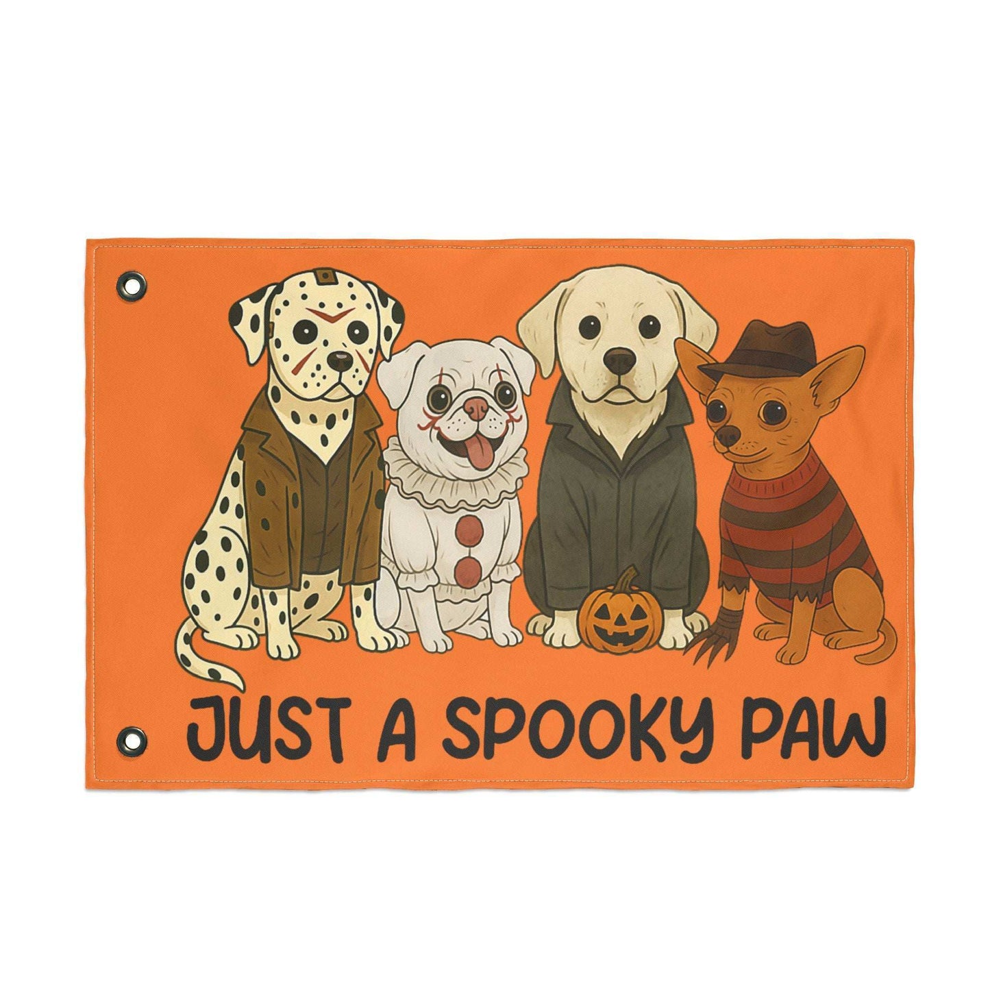 Halloween Dog Garden Flag - Spooky Pet Lover Outdoor Decoration - Purrfect Pet Haven