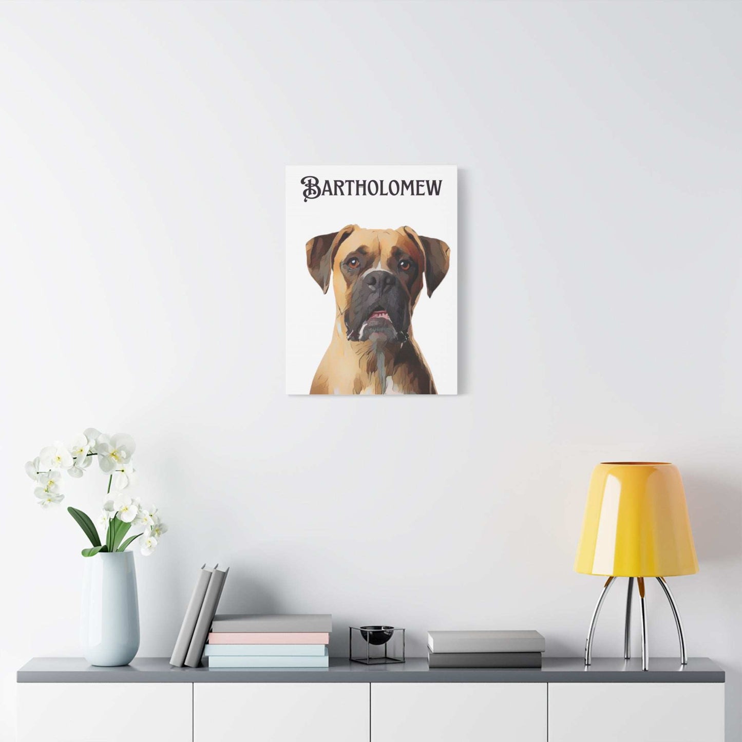 PAW-sonalized White Canvas Print | Upload Photo~Choose size - Purrfect Pet Haven