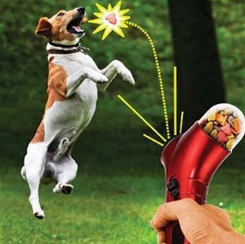 Pet Treat Food Catapult Funny Feeder Dog Toy - Purrfect Pet Haven