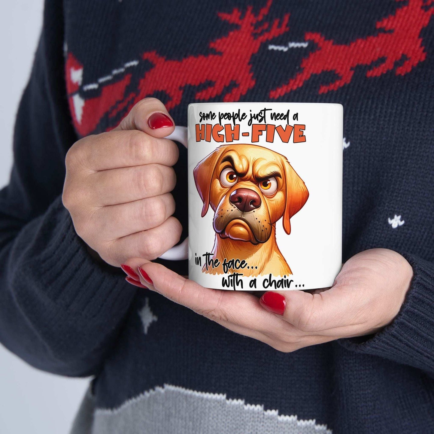 Humorous Dog Lover Ceramic Mug - Perfect Gift for Pet Owners - Purrfect Pet Haven
