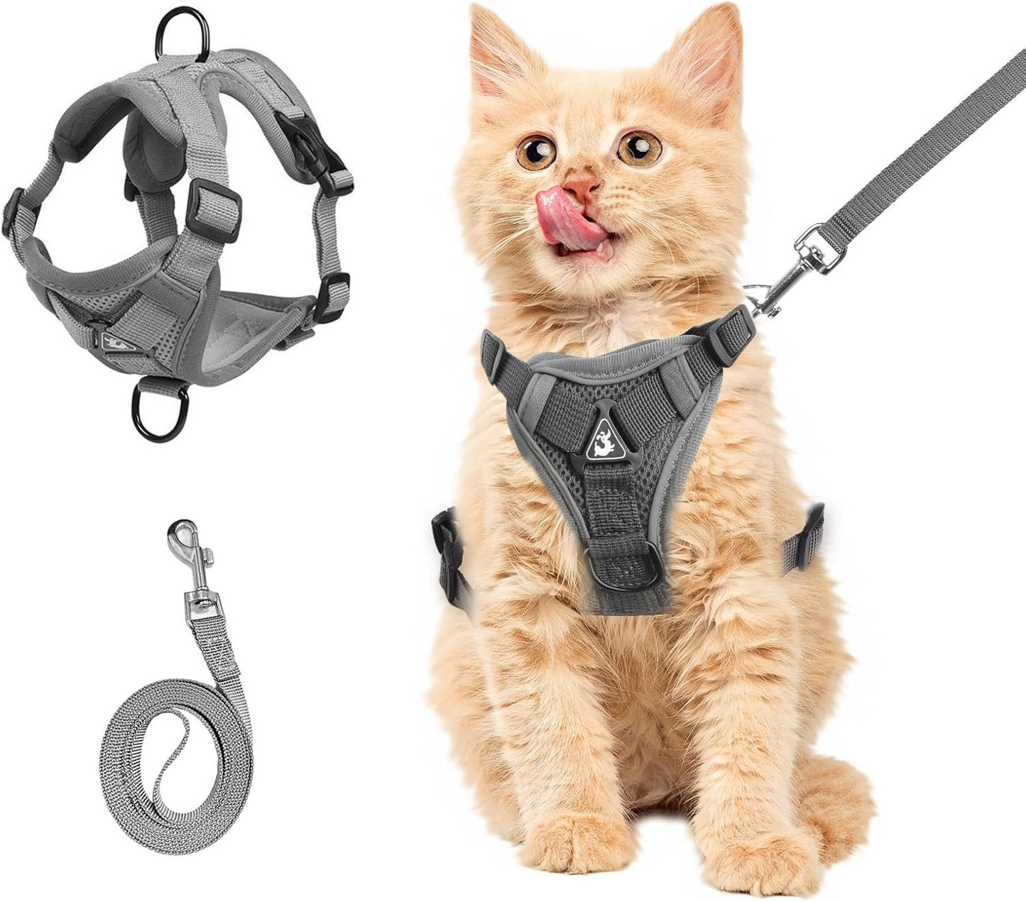 Anti-Escape Cat Harness - Breathable Mesh Leash Set - Purrfect Pet Haven