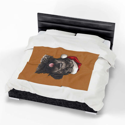 Dog Holiday Plush Blanket - Cozy Christmas Throw for Pet Lovers - Purrfect Pet Haven