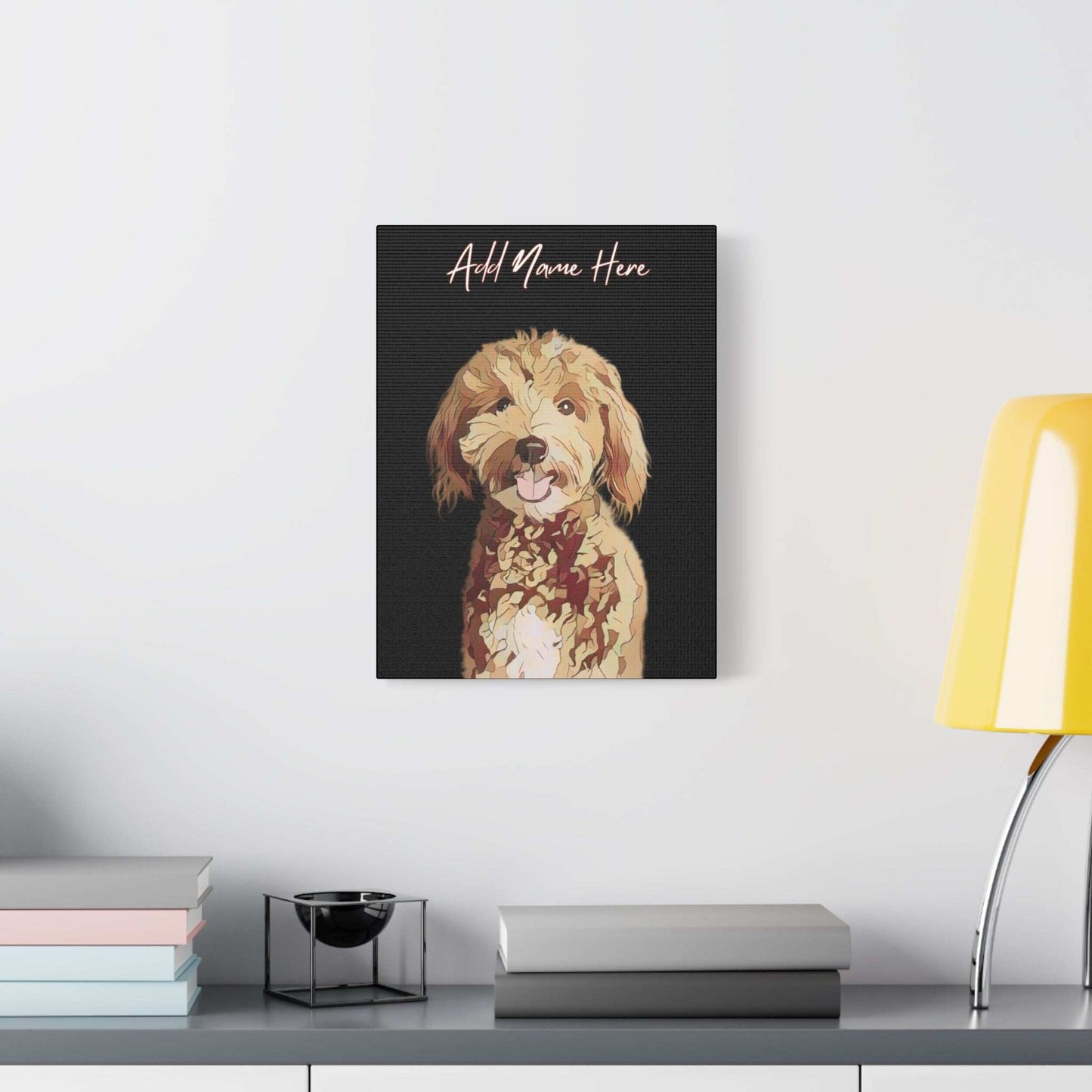 Custom Cartoonify Portrait Canvas - Personalized Art for Pet Lovers | Purrfect Pet Haven