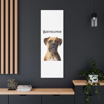 PAW-sonalized White Canvas Print | Upload Photo~Choose size - Purrfect Pet Haven