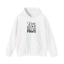 Love Has Four Paws Hoodie – Cozy Unisex Sweatshirt for Pet Lovers - Purrfect Pet Haven