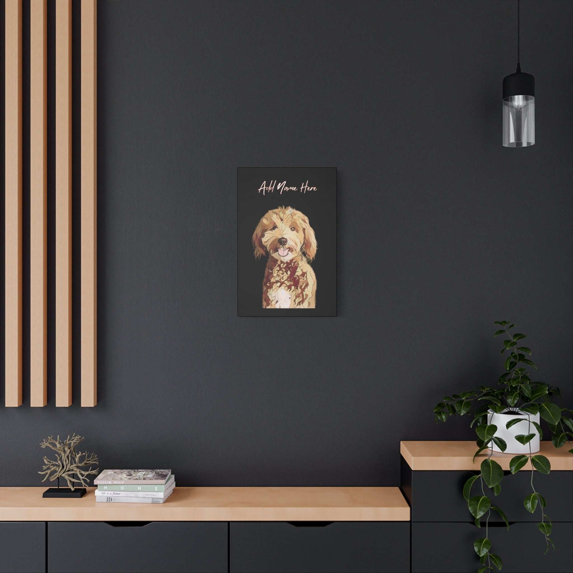Custom Cartoonify Portrait Canvas - Personalized Art for Pet Lovers | Purrfect Pet Haven