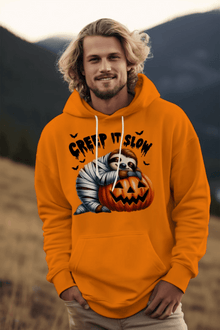 Cute Sloth Pumpkin Halloween Hoodie - Cozy Fall Sweatshirt - Purrfect Pet Haven