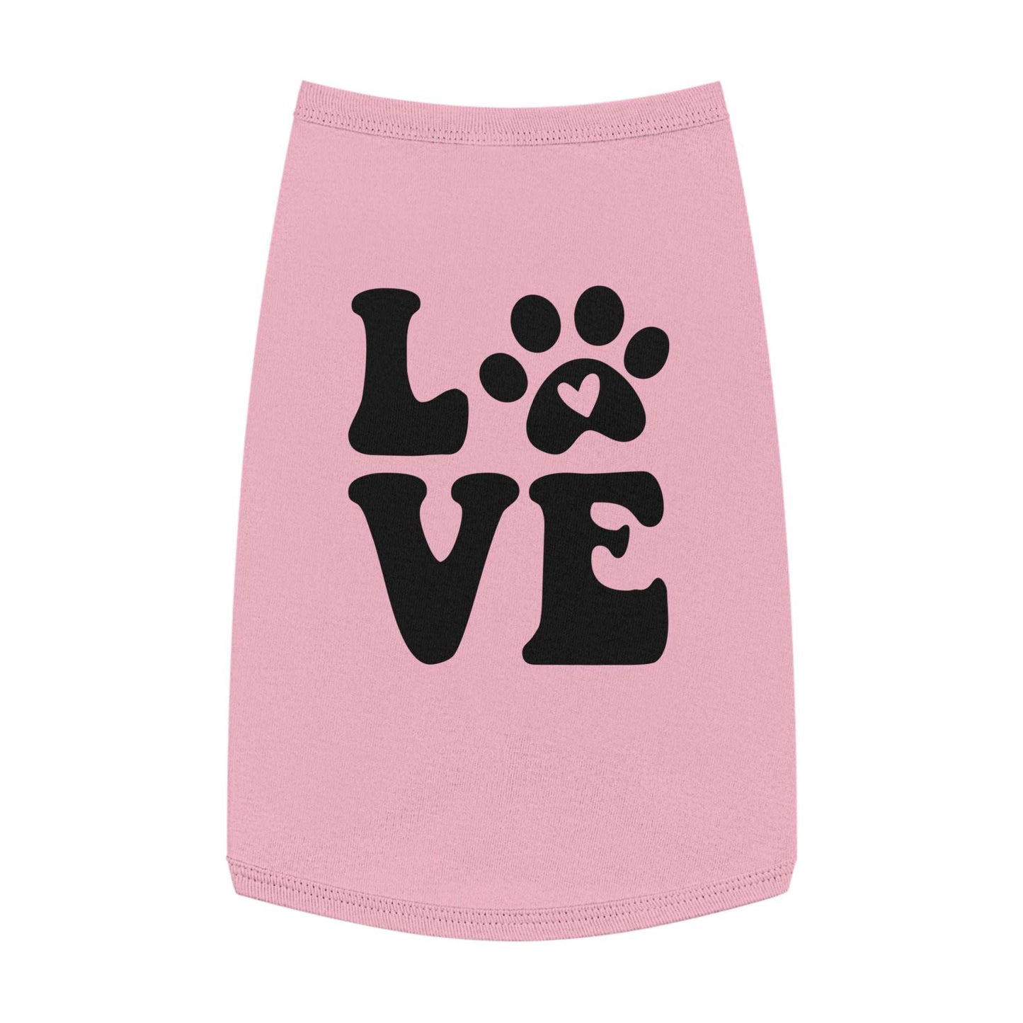 Cute Pet Tank Top - 'Love' Design for Dogs and Cats - Purrfect Pet Haven